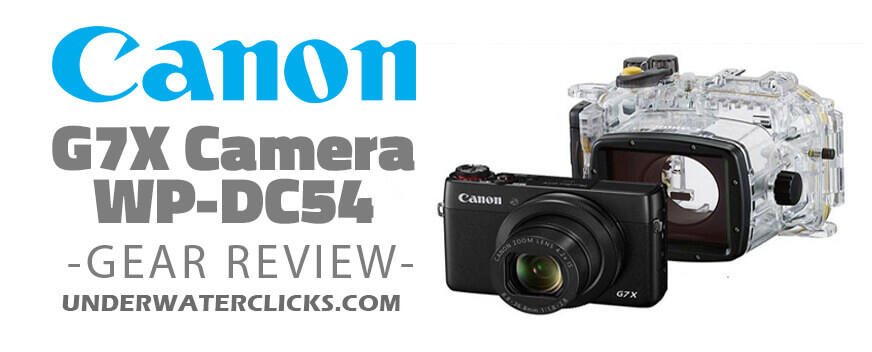 Canon compact cameras housings: Canon G7X Mark III